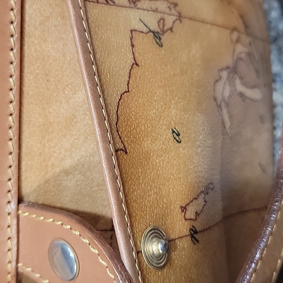 🌵Alviero Martini  EUC Classe Geo Print Crossbody/Shoulder Map Bag - Picture 6 of 14